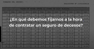 ¿Cómo evoluciona la tarifa natural en el seguro de decesos?